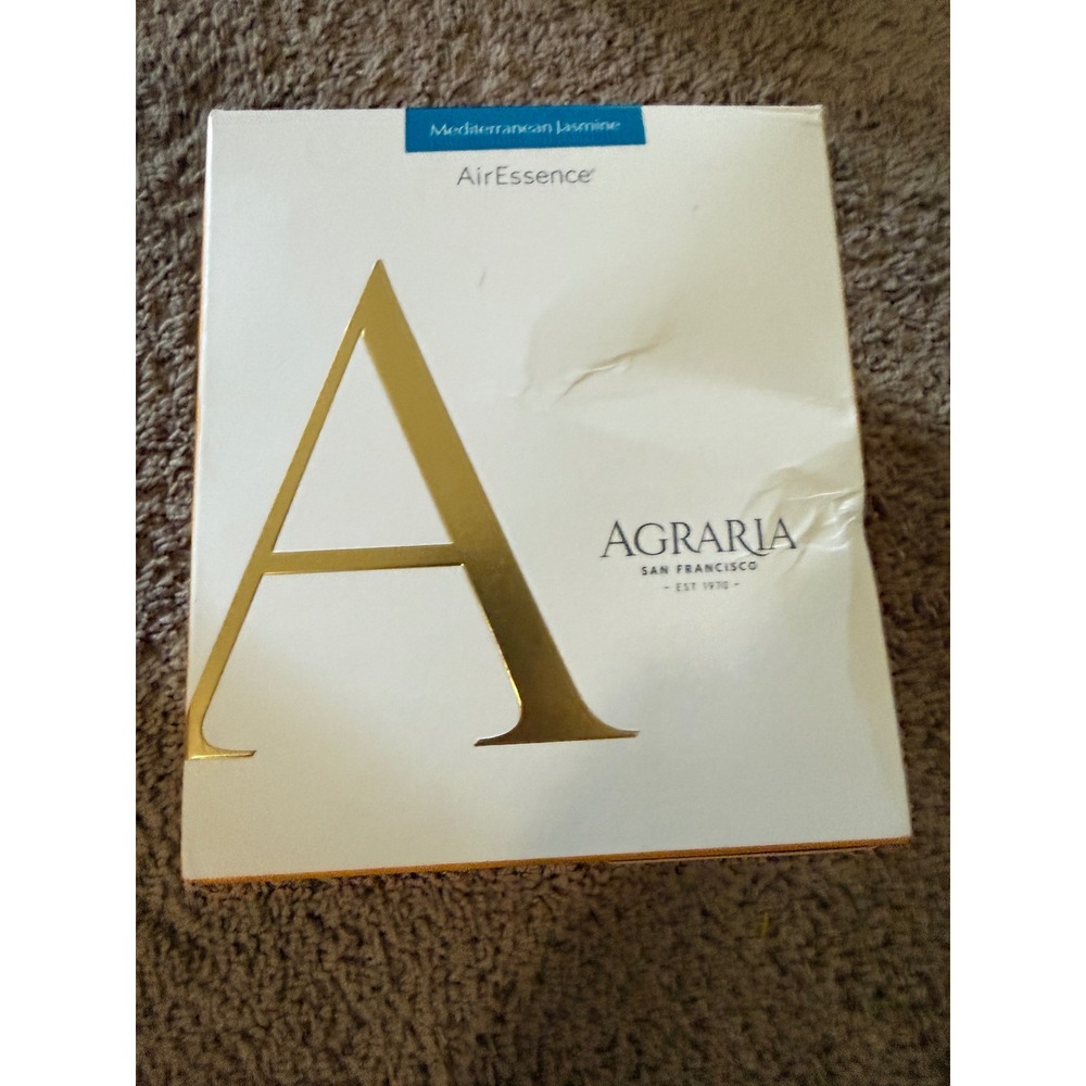 Agraria San Francisco AirEssence Mediterranean Jasmine Reed Diffuser Flowers Set